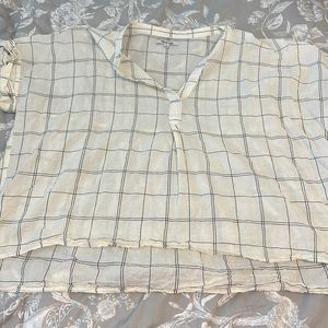 Madewell Popover Blouse - Size XL